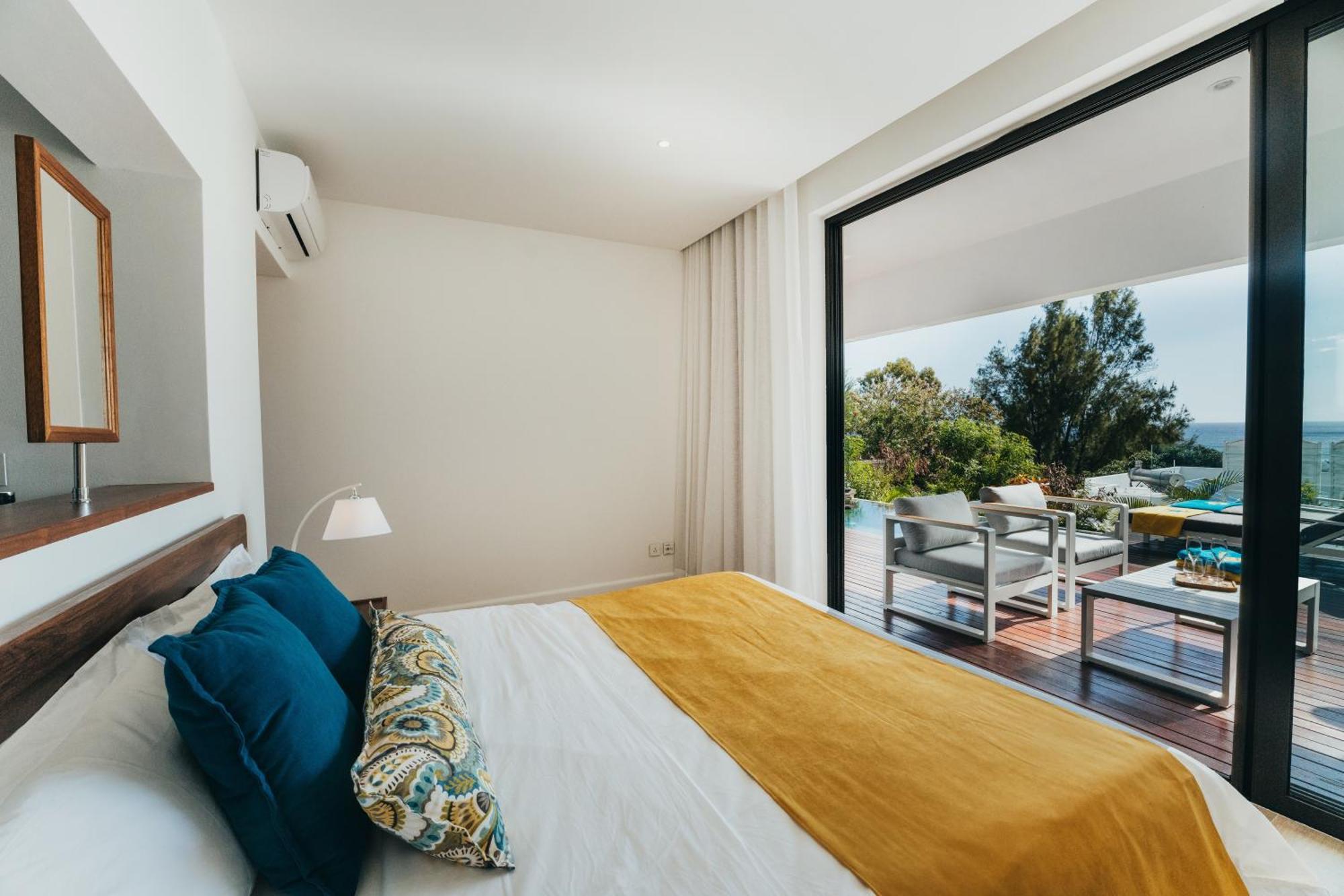 Appartement De Luxe Piscine Et Vue Mer Ривьер-Нуар Экстерьер фото